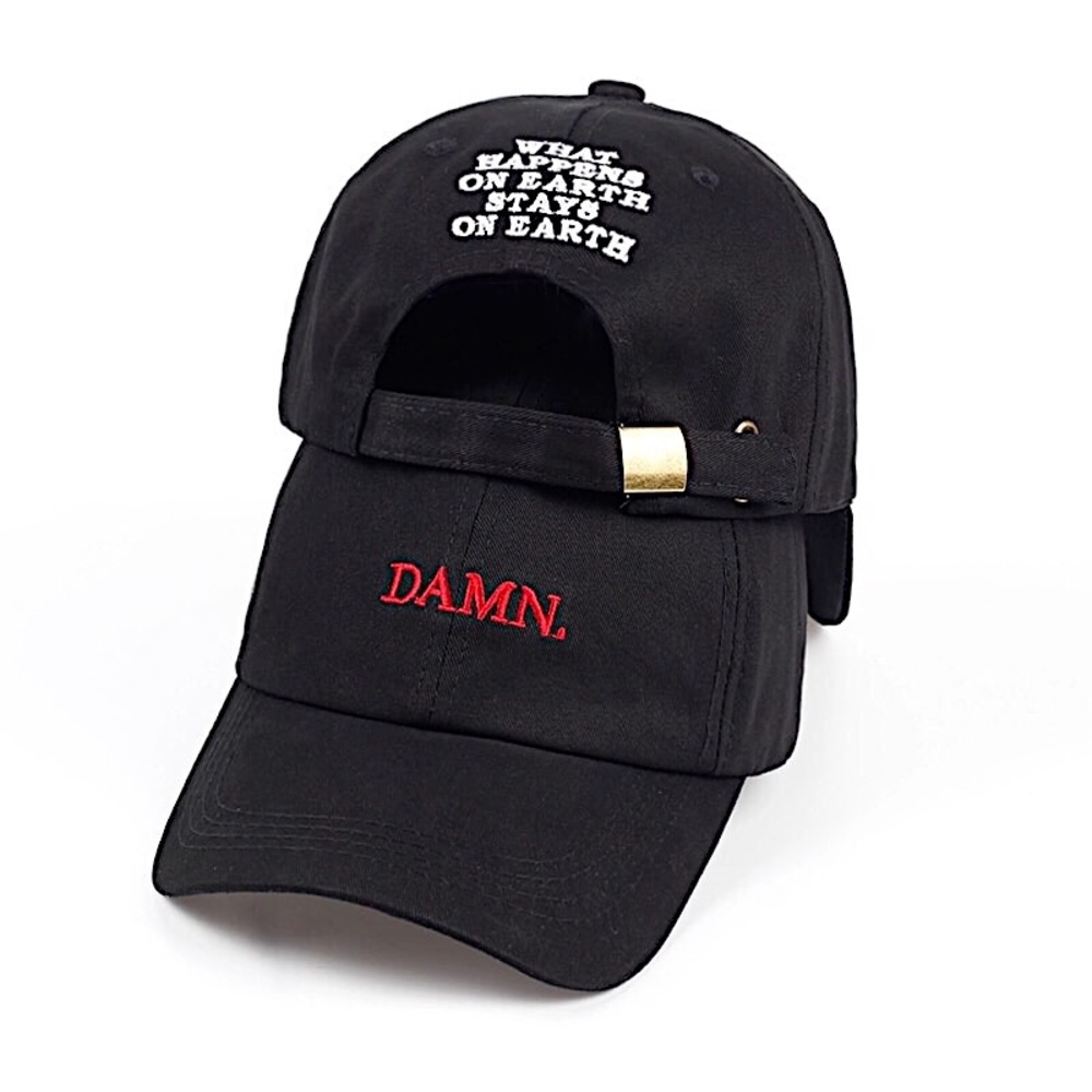 “Damn” Baseball Cap (Black) - Picture 2 of 5